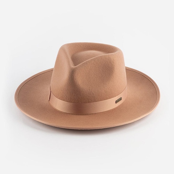 Dusty Pink MONROE RANCHER FEDORA HAT Gigi Pip - Picture 1 of 3